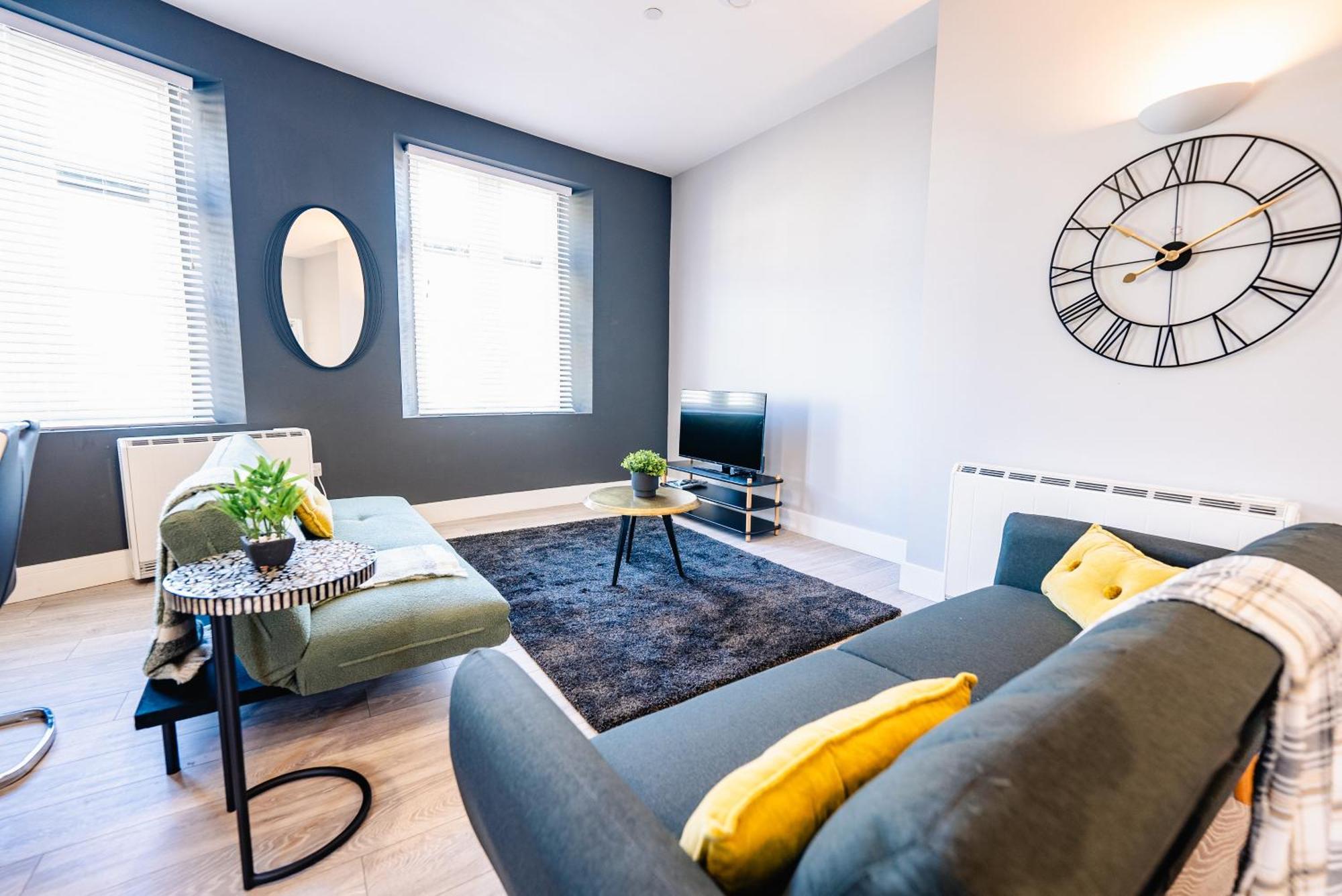 Luxury Spacious 2-bed & High Ceiling Апартаменты Кардифф